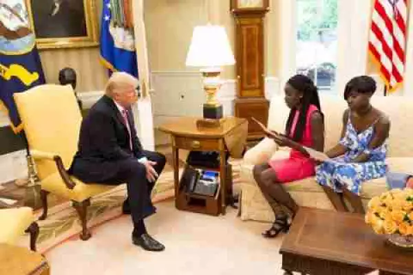 Chibok Schoolgirls Read Letter To US President, Trump (Photos)